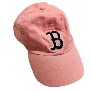 Boston Red Socks Baseball Cap Light Pink Embroidered Adjustable Back Women’s